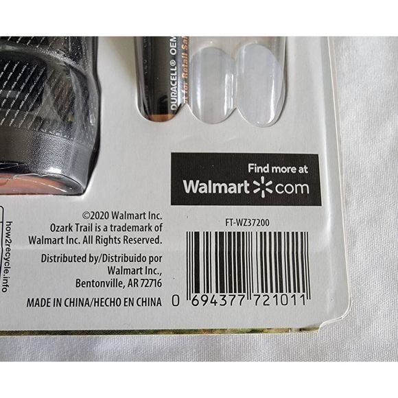 Ozark Trail Camping 200 Lumens Focusing Spot Wide Flood LED Flashlight - Picture 5 of 5